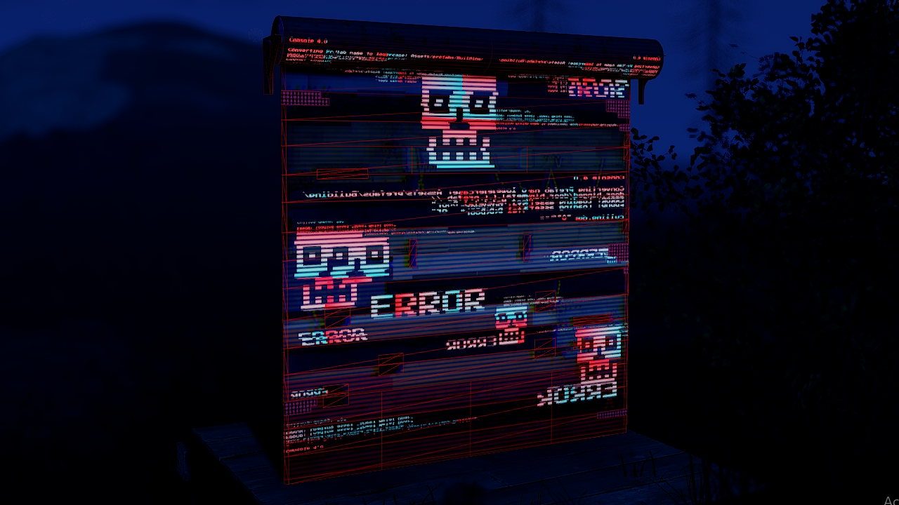 Corrupted Garage Door