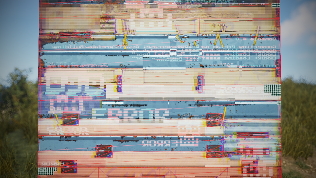 Corrupted Garage Door