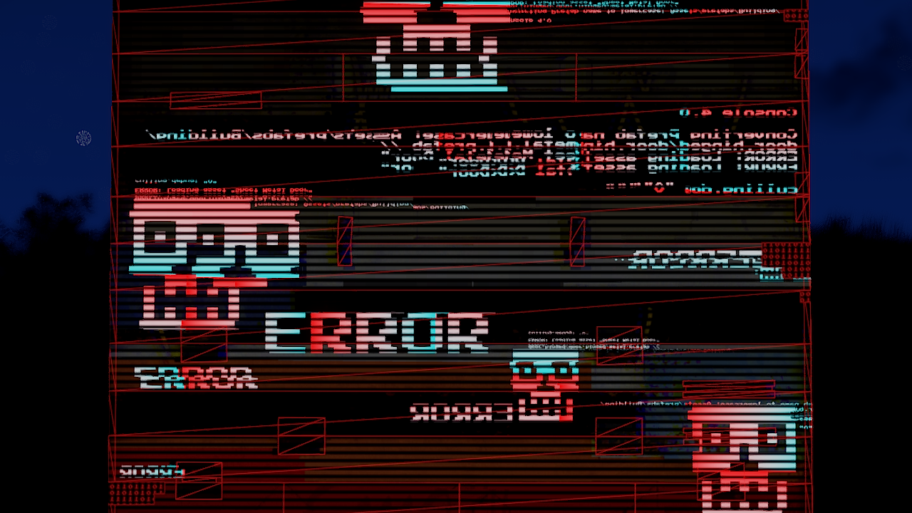 Corrupted Garage Door