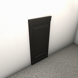 Wood panel 2 - Black