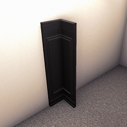 Panel corner - Black
