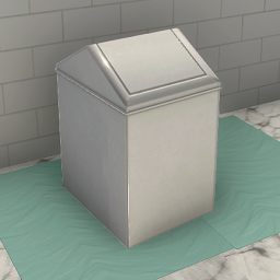 Rubbish bin with swing lid (Big)