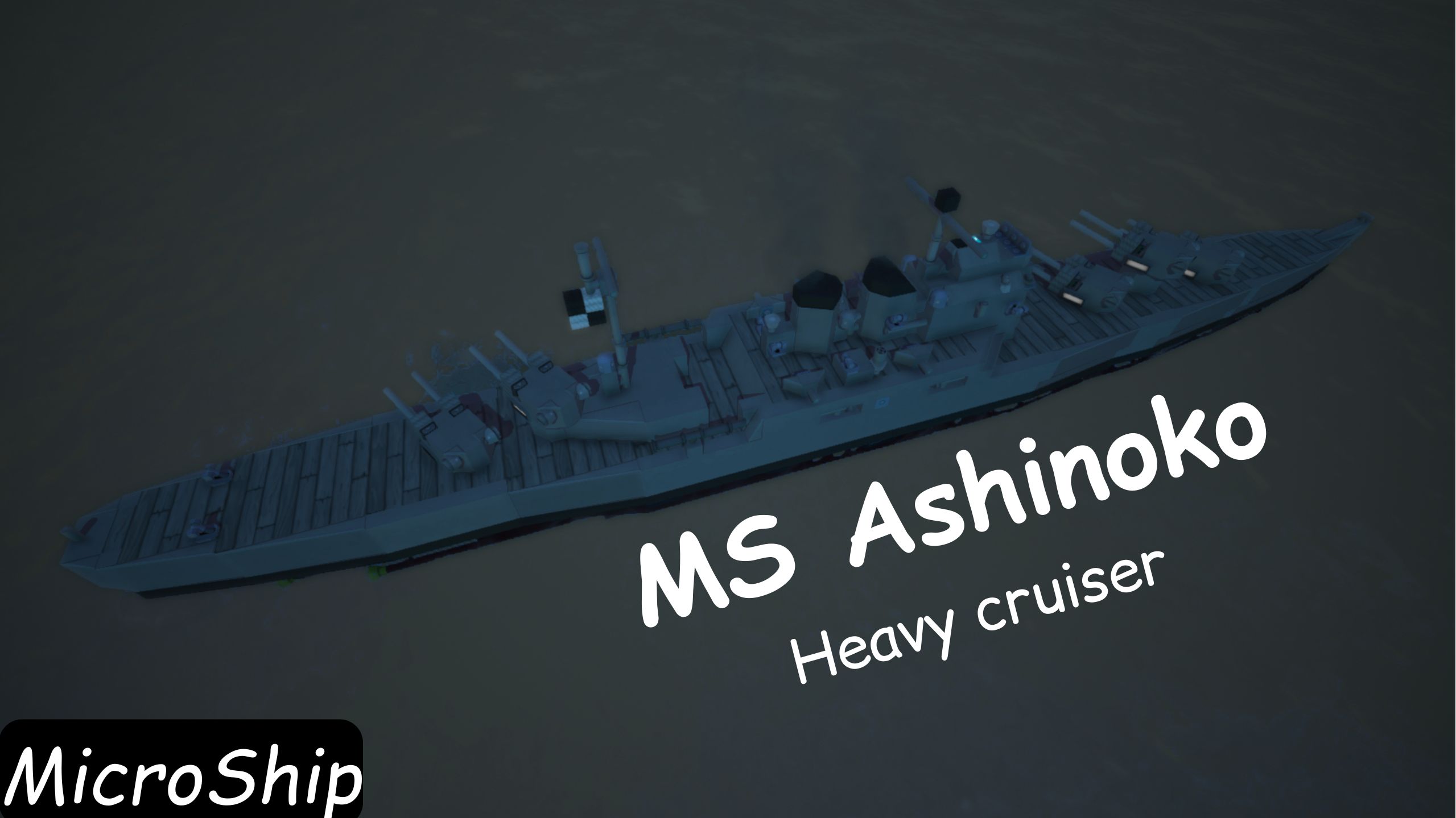 Cruiser: MS Ashinoko (MicroShip: IJN Takao)