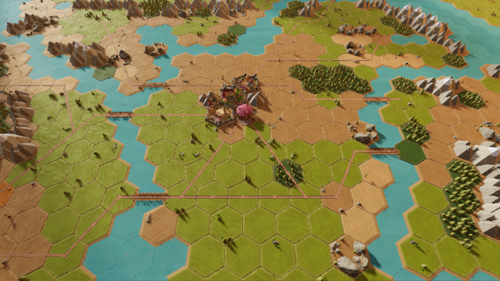 Twin Side River map