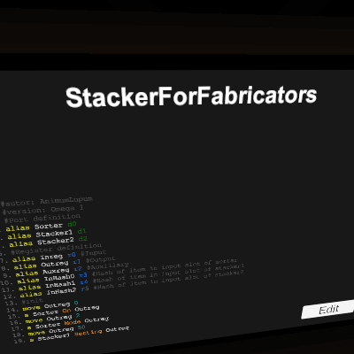 Stacker For Fabricators