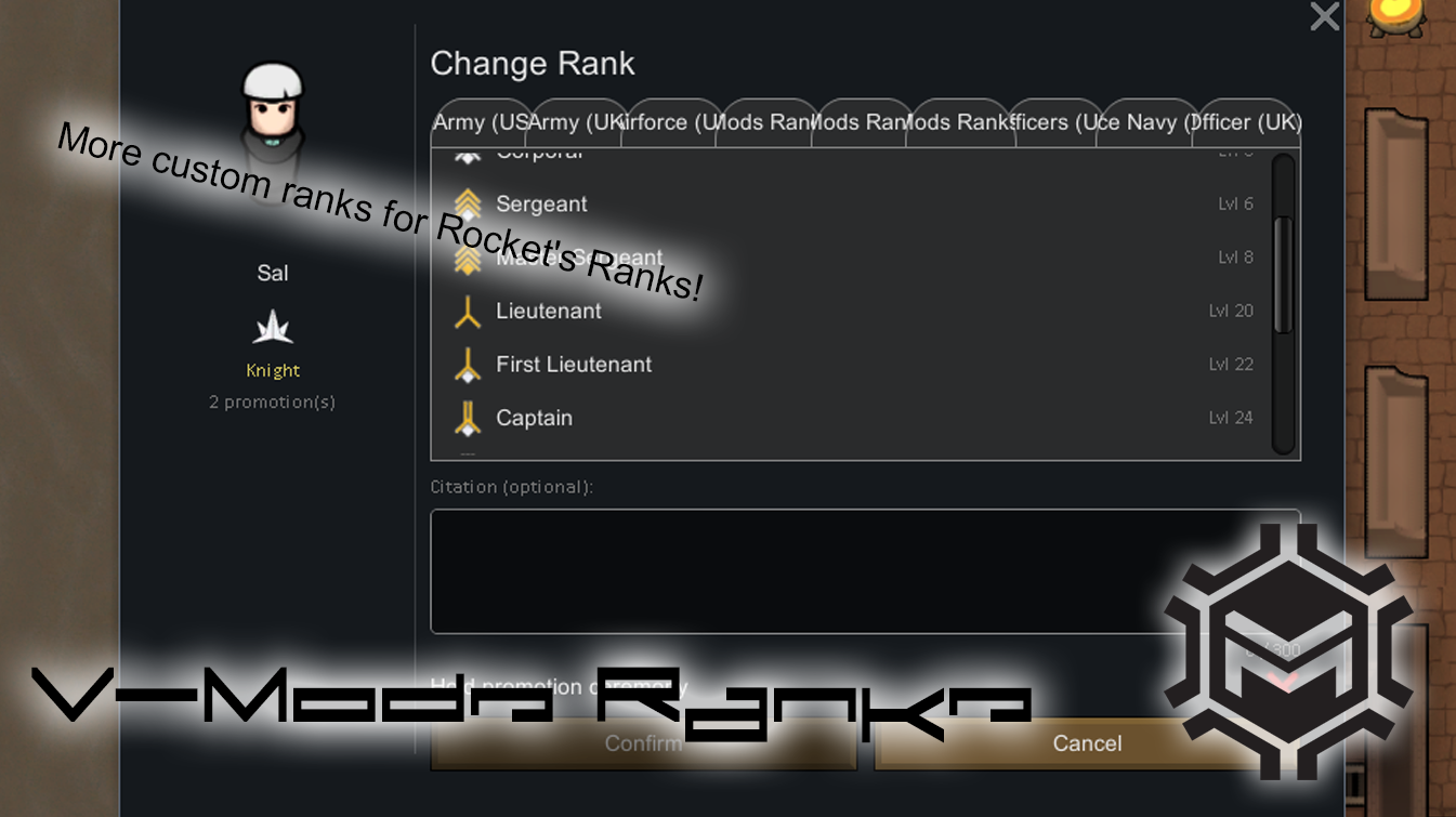 V-Mods Ranks