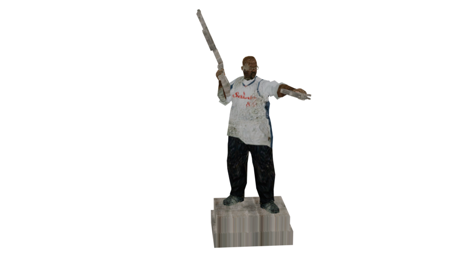 GTA SA Big Smoke Statue Prop