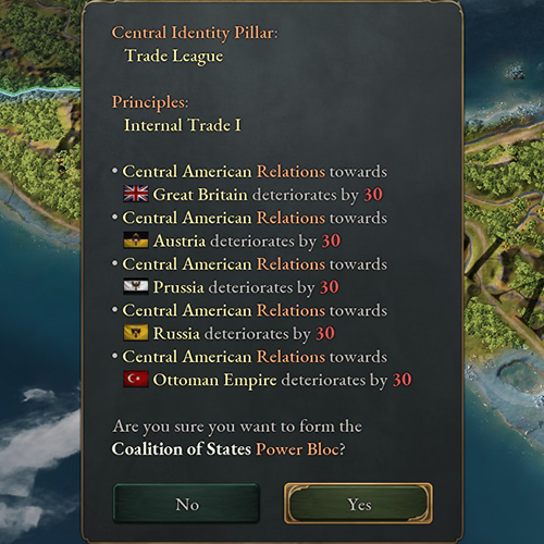 Unlimited Power Bloc Formation