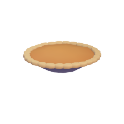 Baked pumpkin pie