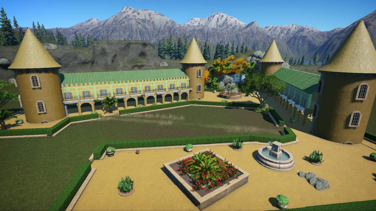The square courtyard