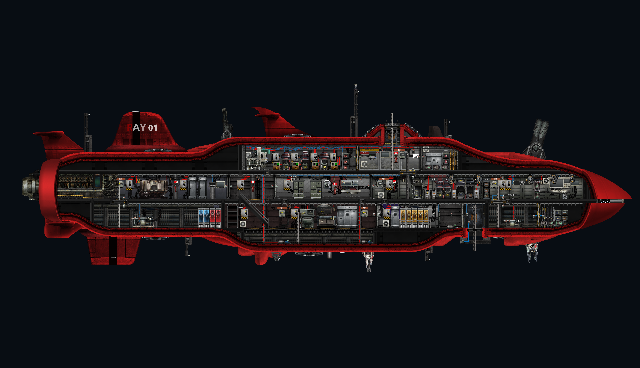 RAY---攻击舰 – Barotrauma Mod