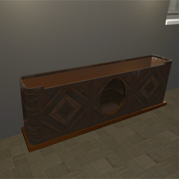 Sideboard Darkwood with Copper