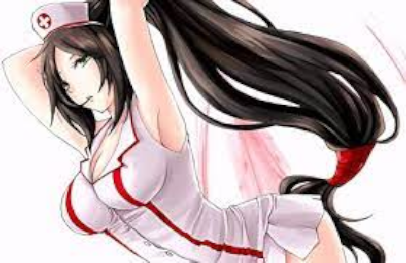 Sexy anime nurse