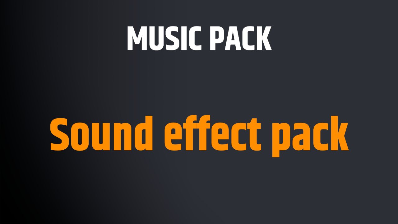 Sound effect pack