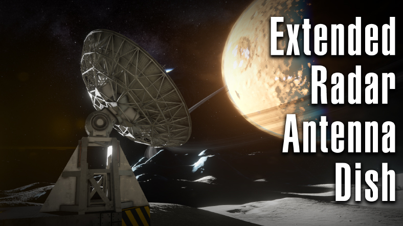 Vanilla Radar Antenna Dish Extended