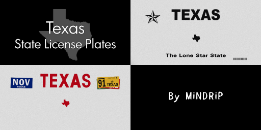 Texas License Plates