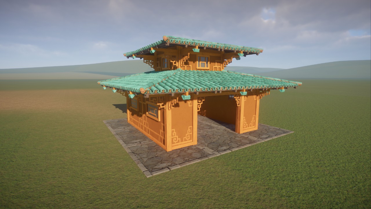 Yellow Lotus Temple Habitat Shelter Medium