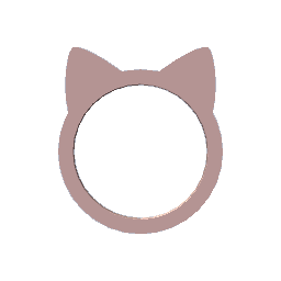 Kitty Mirror- Pink