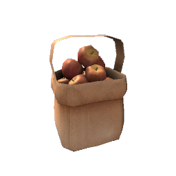 Bag of Red Apples