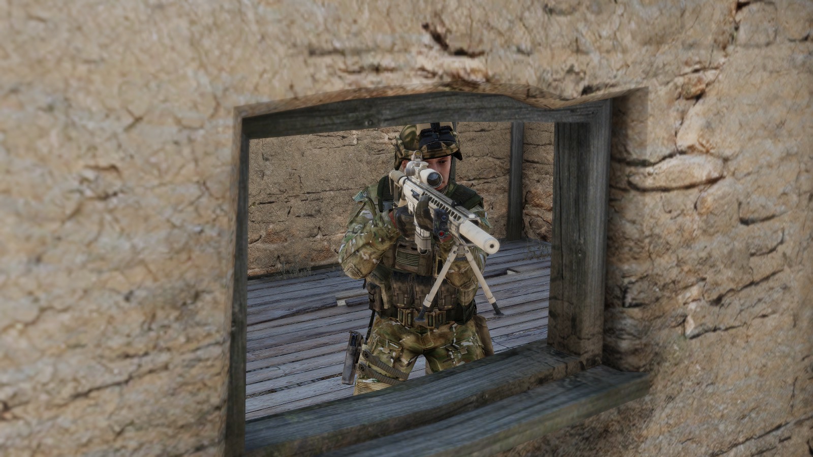 Behind enemy lines