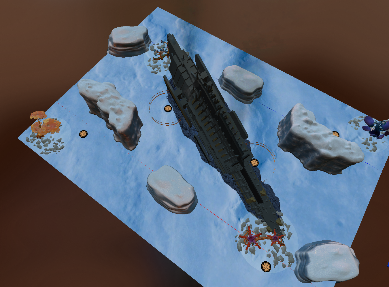 Crux Solaris: Cerulla: Xenoflora : Surround and Destroy V2 A preview