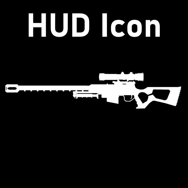 Fallout 3 - Sniper Rifle HUD Icon (Hunting Rifle)
