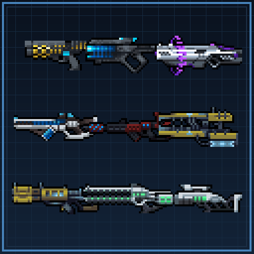 Experimental Faction Weapons