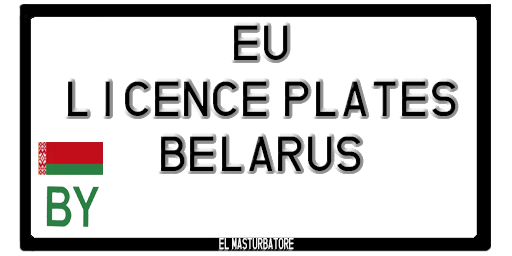 EU Licence Plates - #51 Belarus preview