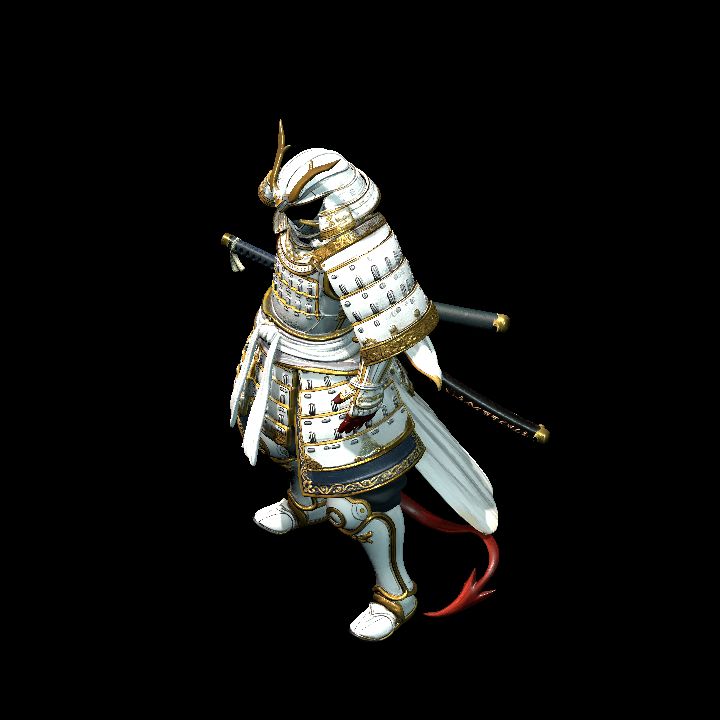 Samurai demon gold
