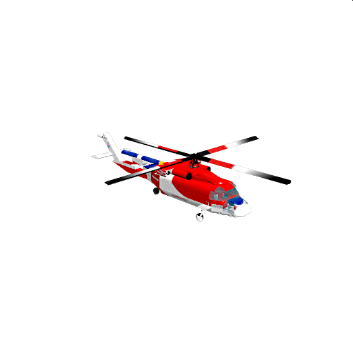 UH-60 Black Hawk, light version for acrobatics