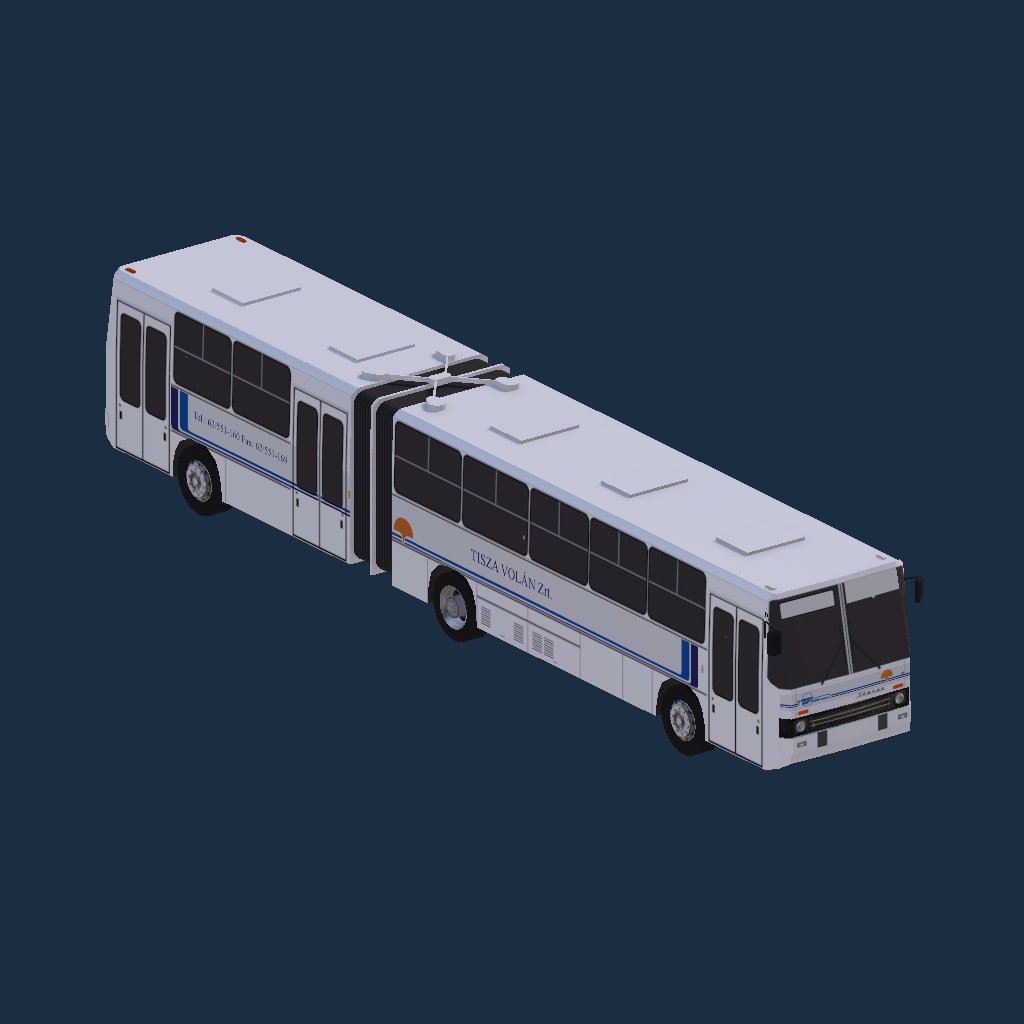 Ikarus 280.17 Tisza Volán Zrt. logó
