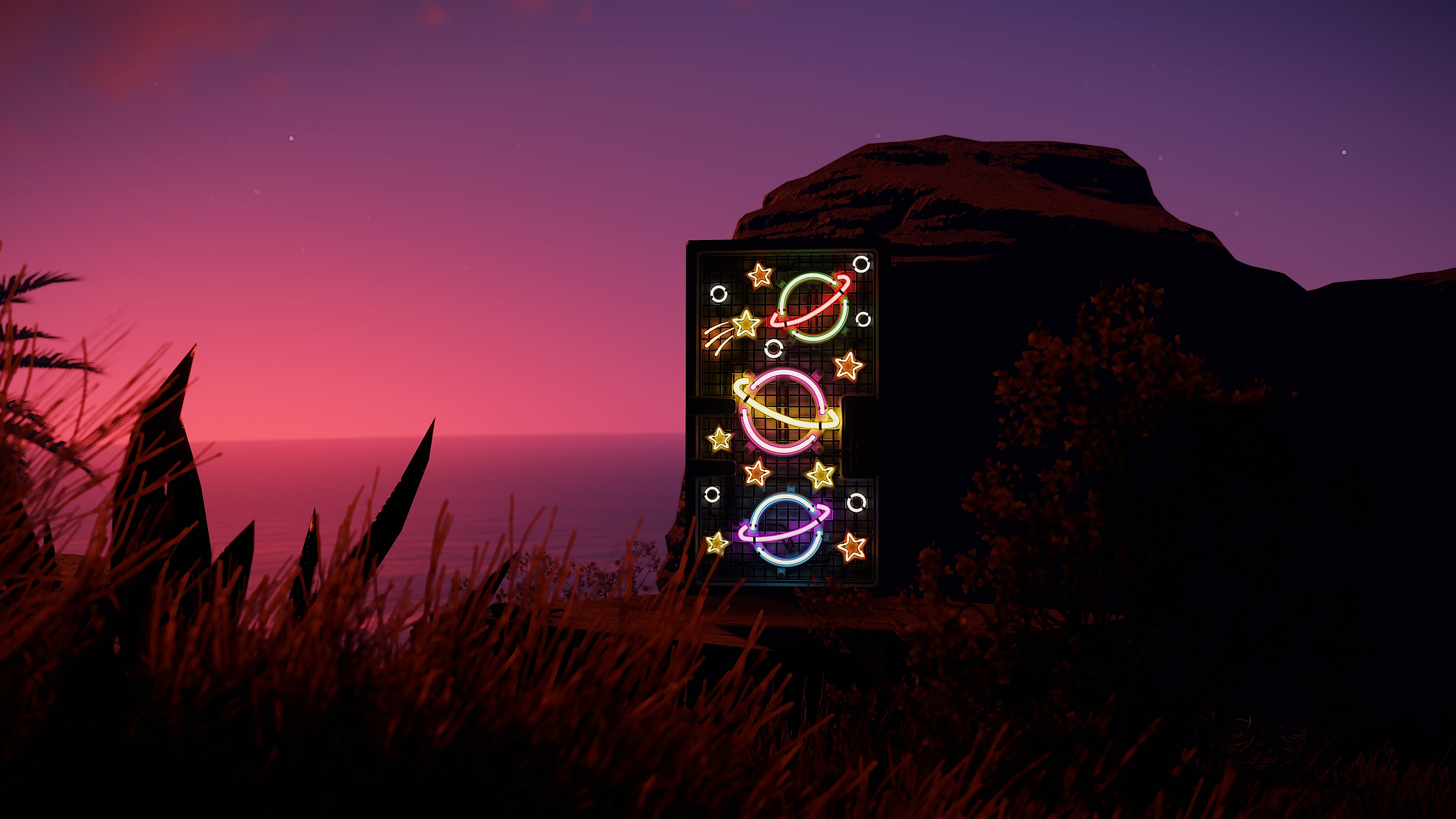 Outer Planets Metal Door