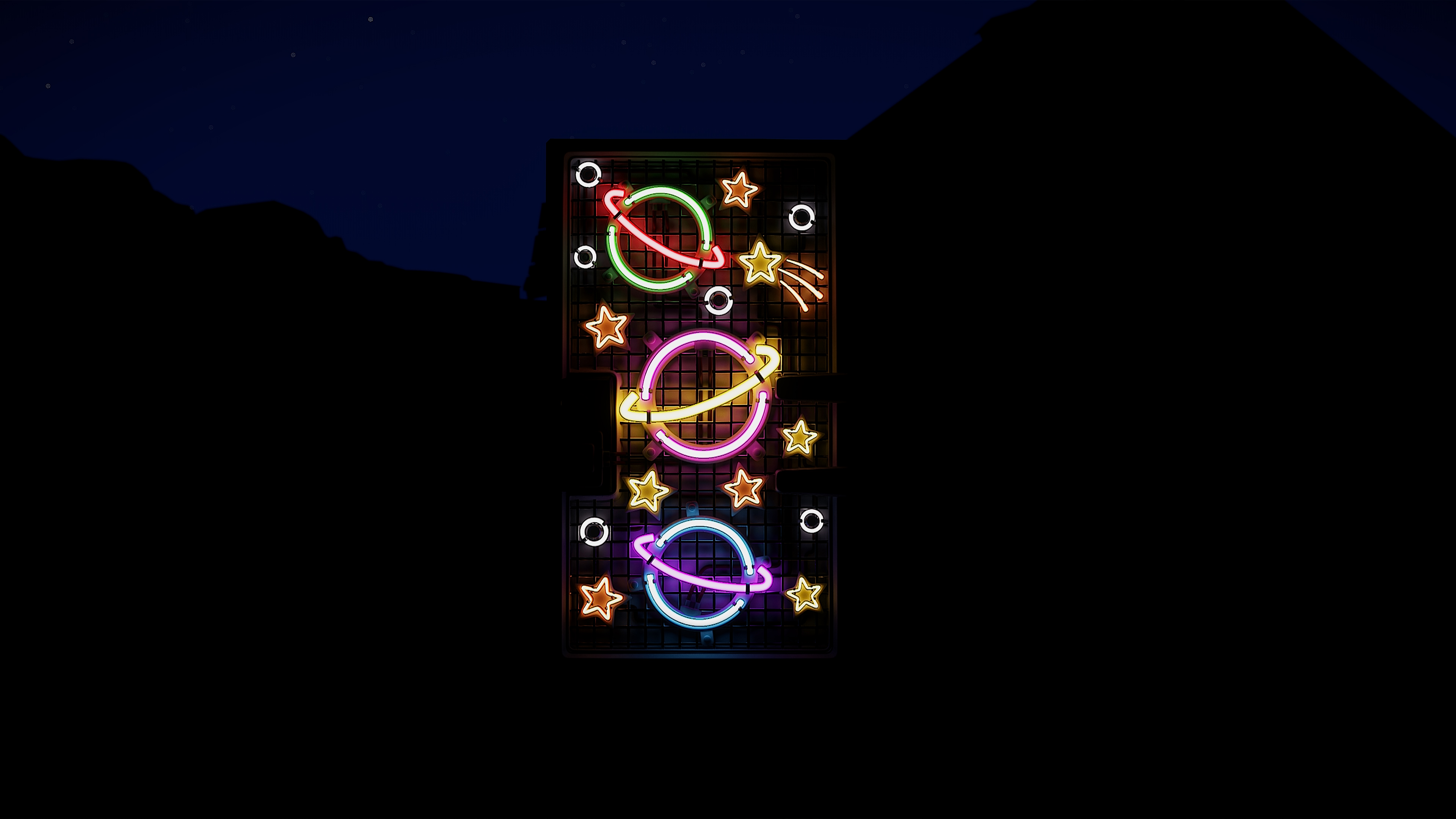 Outer Planets Metal Door