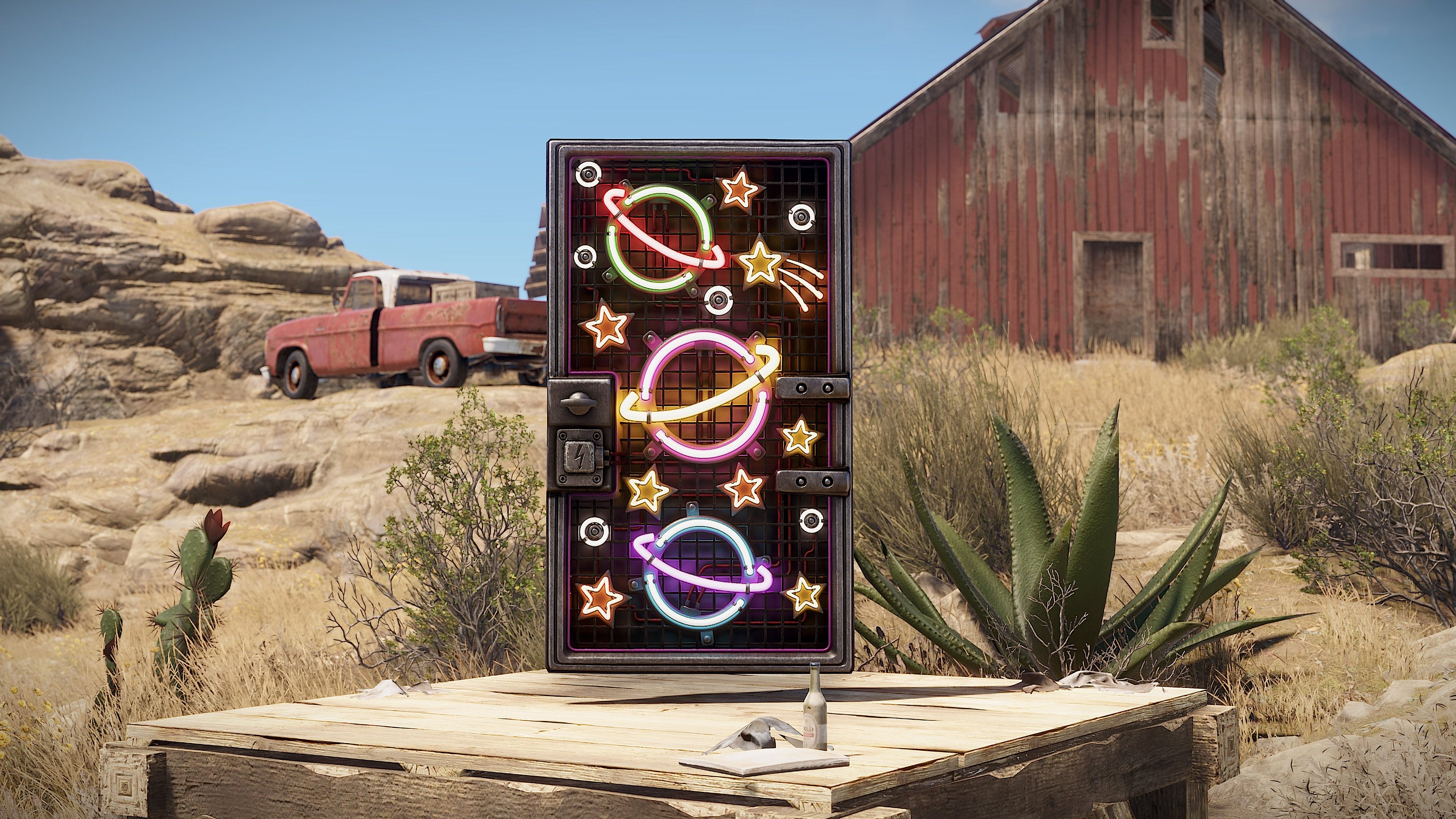 Outer Planets Metal Door