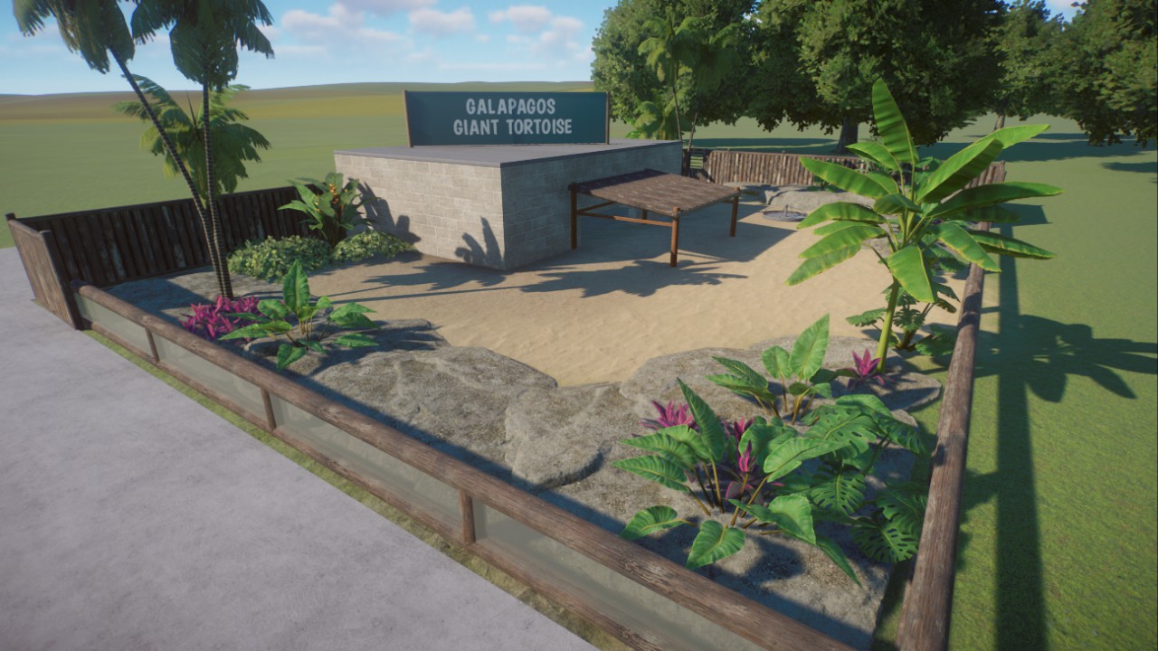 Starter Galapagos Giant Tortoise Habitat by PlasticSwans