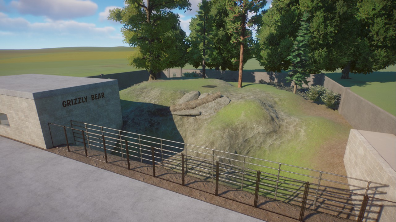 Starter Grizzly Bear Habitat by PlasticSwans