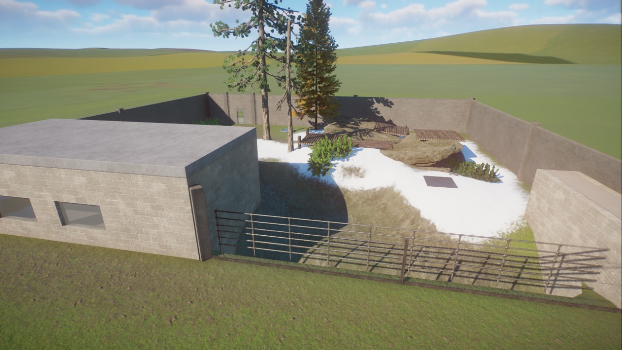 Starter Snow Leopard Habitat by PlasticSwans