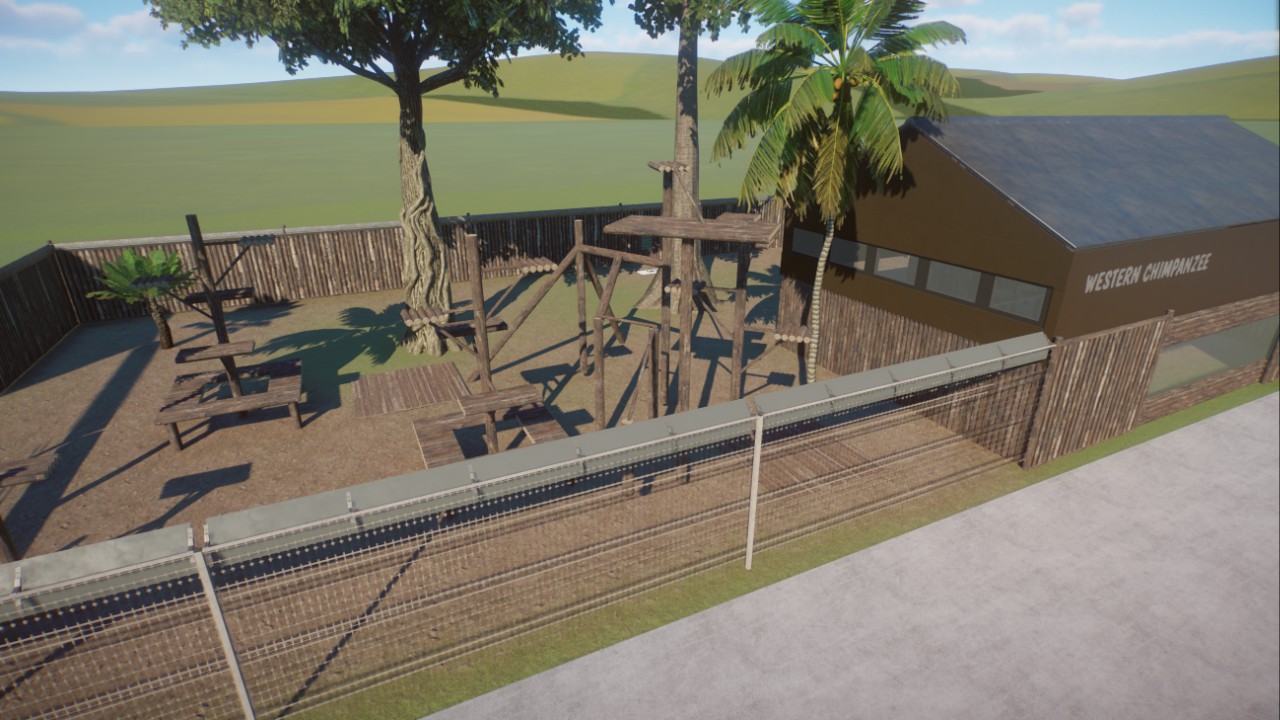 Starter Western Chimpanzee Habitat by PlasticSwans