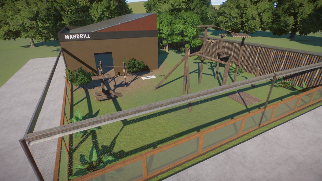 Starter Mandrill Habitat by PlasticSwans