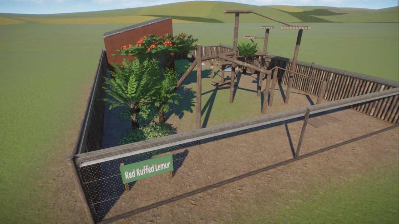 Starter Red Ruffed Lemur Habitat by PlasticSwans