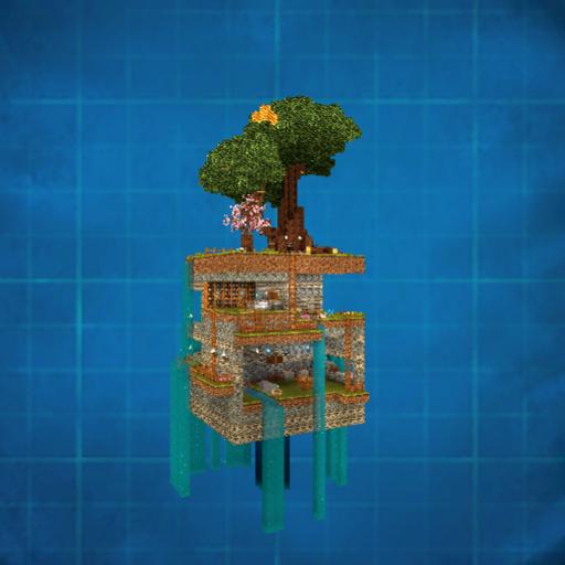 Aerial House On The Water (Revised version)