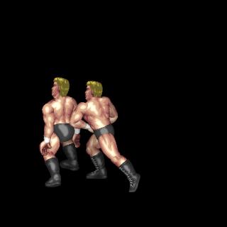 Elbow Smash B (Back Grapple)