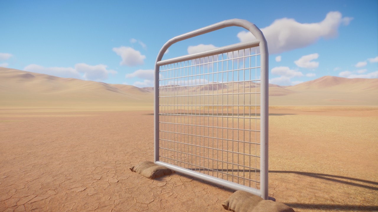 Temporary metal fencing - By Toves