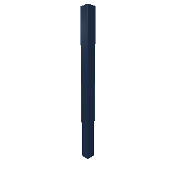pole 75cm x 5cm x5cm glass
