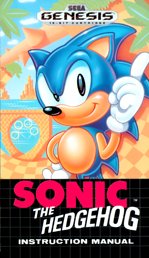 Sega Game Gear - Notice Sonic Drift Racing - Bon état