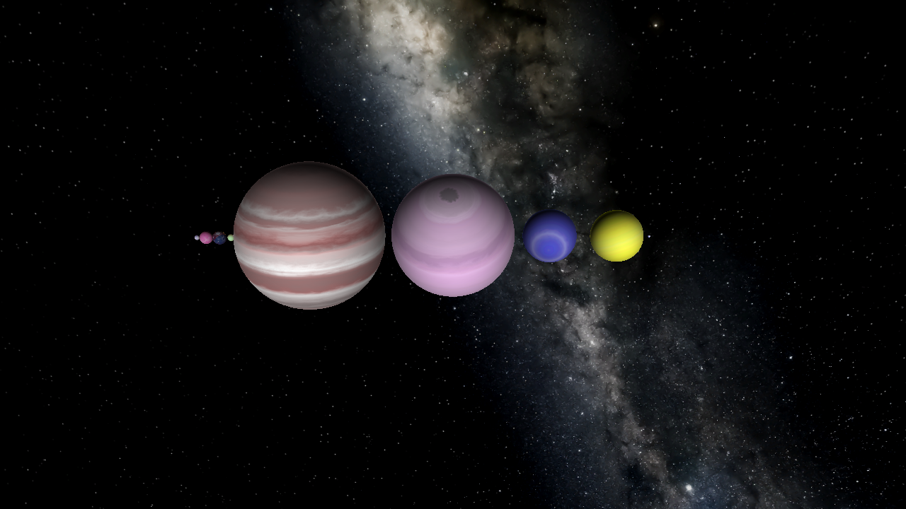 Colored Planets