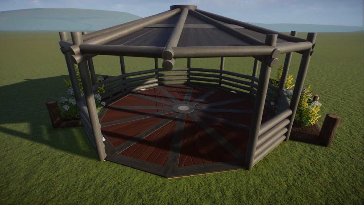 Gazebo (Fully Paintable)