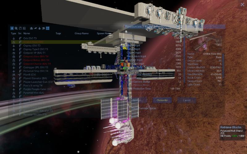 Orbital Base (BA)