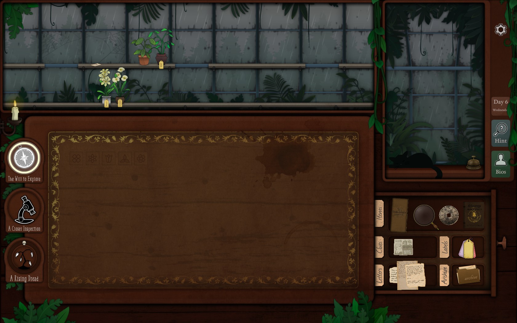 Скриншот игрового процесса Strange Horticulture