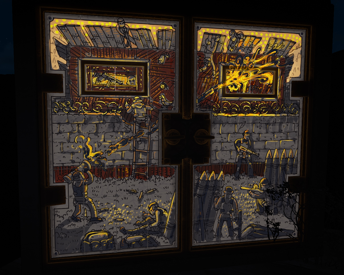 Porcelain Armored Double Door thumbnail 3